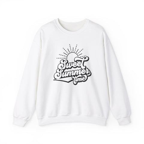 Summer Vibes Crewneck Sweatshirt, Cozy Unisex Pullover, Perfect for Beach Days, Gift for Summer Lovers, Matching Family Outfit