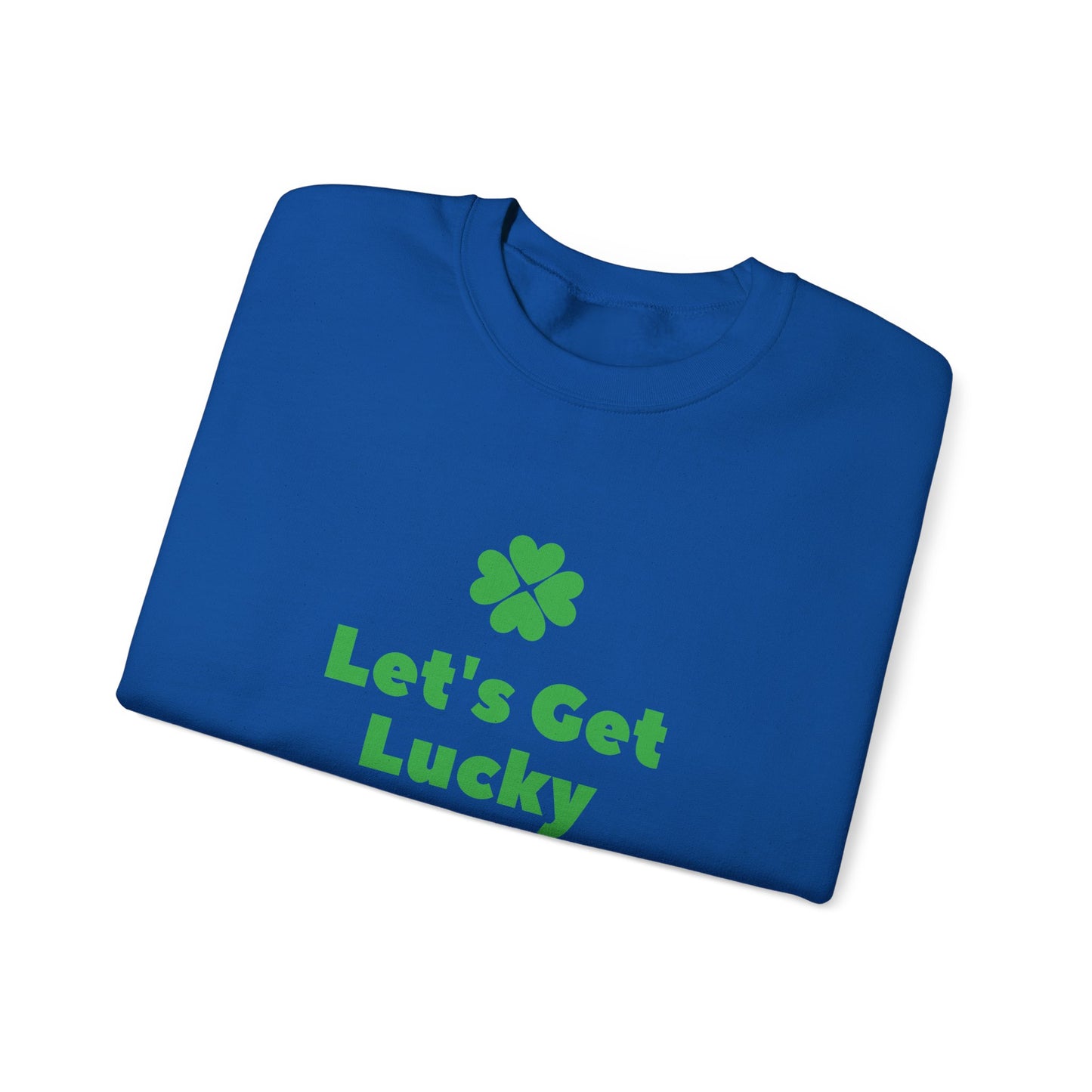 St Patrick's Day Unisex Heavy Blend™ Crewneck Sweatshirt, Let's Get Lucky