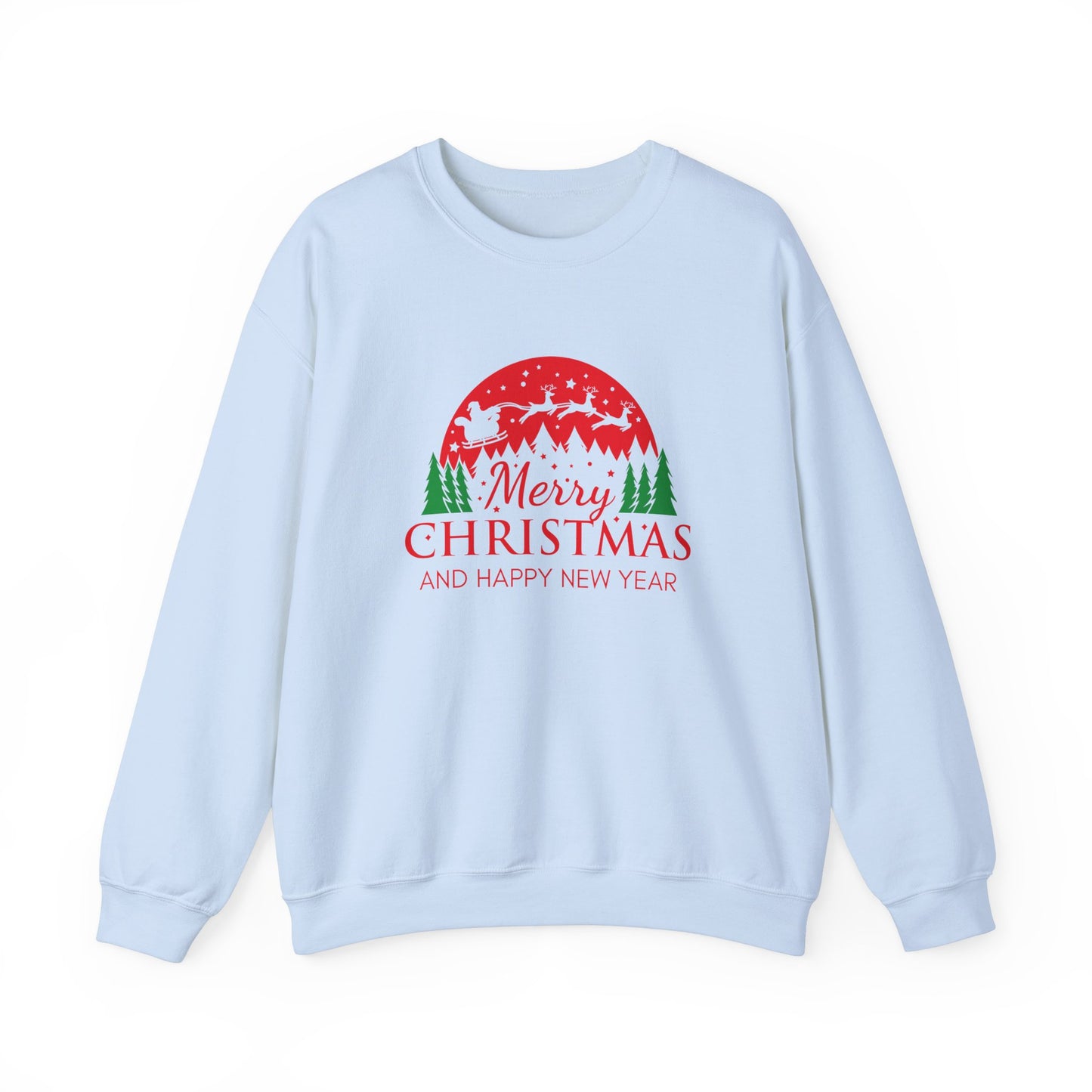 Merry Christmas Crewneck Sweatshirt, Cozy Holiday Sweatshirt, Winter Gift, Unisex Sweater, Christmas Celebration Apparel