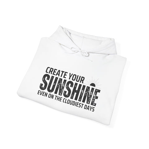 Motivational Sunshine Hoodie, Cozy Sweatshirt, Gift for Friends, Positive Vibes Apparel, Inspirational Clothing