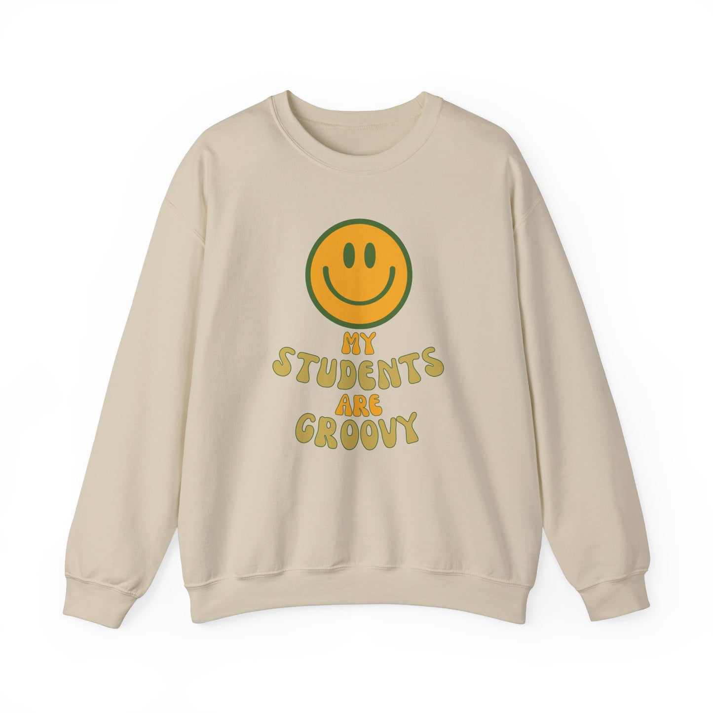 Groovy Student Sweatshirt for Teachers, Unisex Crewneck, Gift for Educators, Classroom Apparel, Funny Teacher Sweatshirt