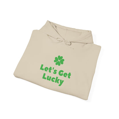 Lucky Charm Hoodie, St Patrick's Day Gift, Unisex Sweatshirt, Cozy Casual Wear, Green Clover Apparel, Let's Get Lucky Sweatshirt