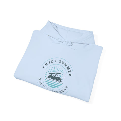 Enjoy Summer Hoodie - Unisex Heavy Blend™ Sweatshirt, Summer Vibes, Beachwear, Gift for Friends, Relaxed Fit