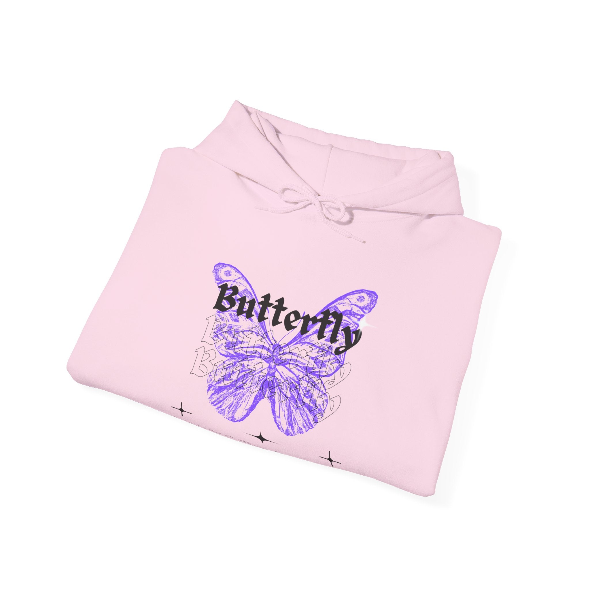 Butterfly Unisex Hoodie, Cozy Streetwear Sweatshirt for Nature Lovers, Spring Fashion, Casual Wear