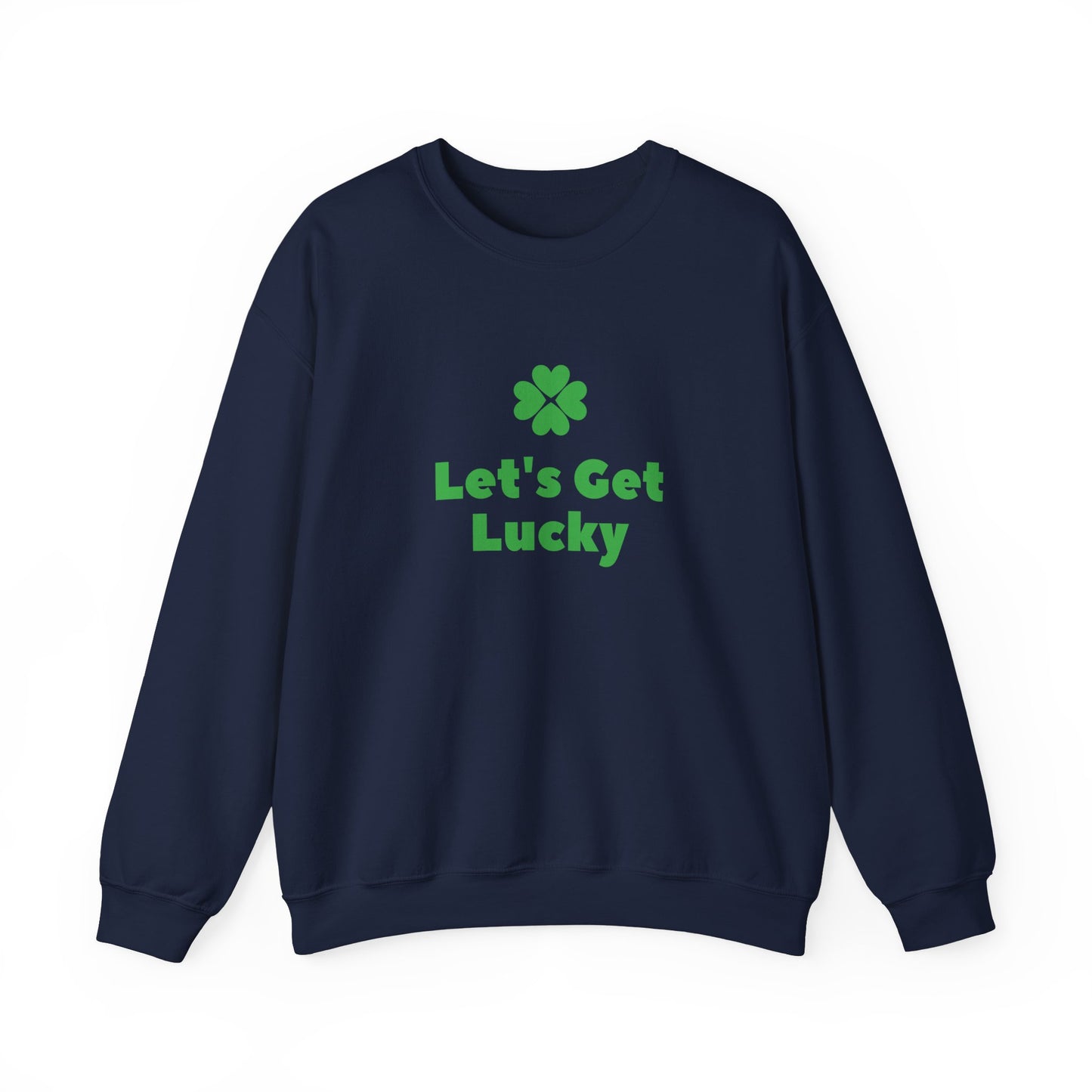 St Patrick's Day Unisex Heavy Blend™ Crewneck Sweatshirt, Let's Get Lucky