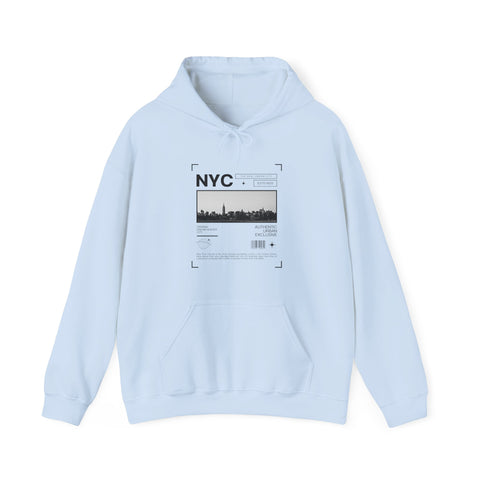 NYC Cityscape Unisex Hoodie, Cozy Streetwear Sweatshirt, Casual Wear, Urban Fashion