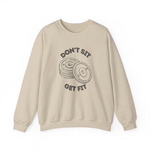Fitness Motivation Crewneck Sweatshirt, Workout Apparel, Gym Sweatshirt, Gift for Fitness Lovers, Motivational Clothing, Cozy Fitness
