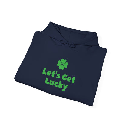 Lucky Charm Hoodie, St Patrick's Day Gift, Unisex Sweatshirt, Cozy Casual Wear, Green Clover Apparel, Let's Get Lucky Sweatshirt