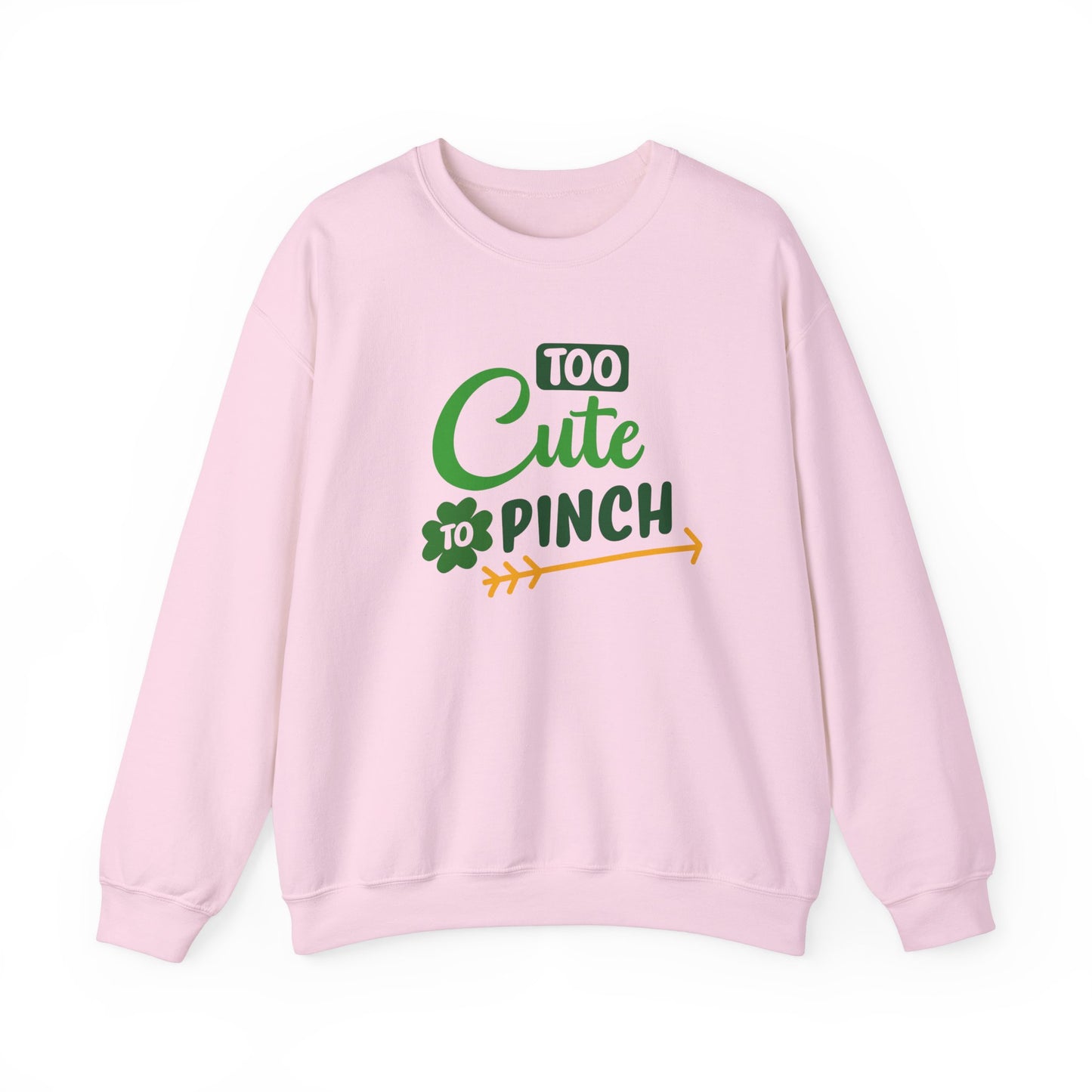 Cute St Patrick's Day Sweatshirt, Unisex Heavy Blend Crewneck, Perfect for Celebrations, Cozy Gift for Friends, Funny Irish Apparel