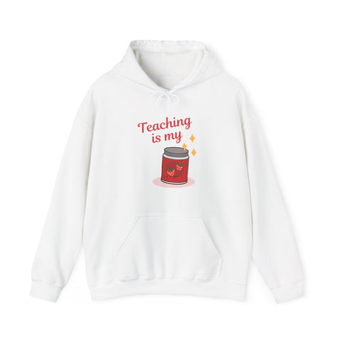 Teaching is My Passion Hoodie - Cozy Gift for Educators, Classroom Apparel, Teacher Sweatshirt, Unisex Blend Pullover