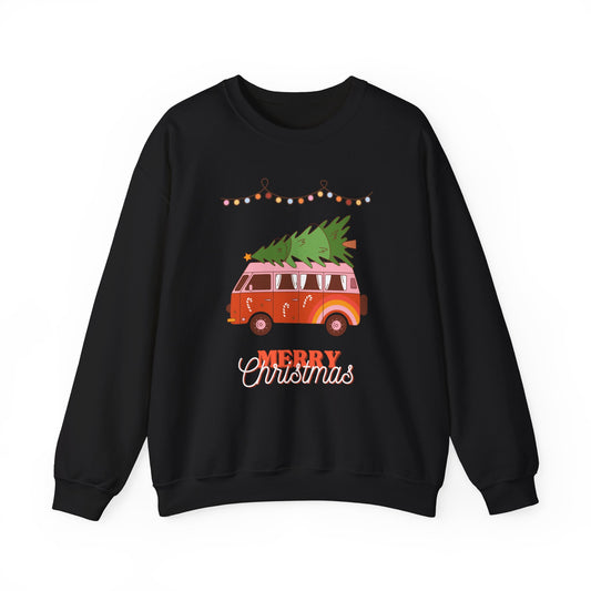 Festive Christmas Sweatshirt, Cozy Holiday Vibes, Perfect for Family Gatherings, Christmas Parties, and Winter Celebrations, Unisex Gift