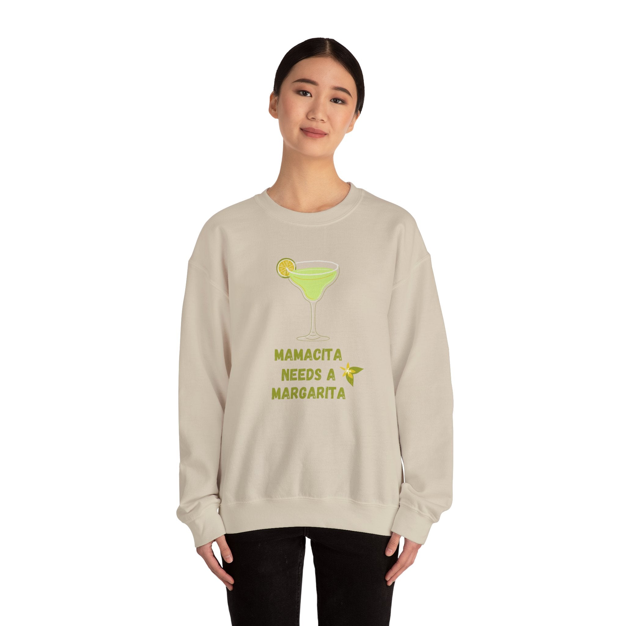 Margarita-Themed Sweatshirt, Cozy Gift for Party Lovers, Perfect for Birthdays, Casual Wear, Fun Night Out, Unisex Heavy Blend™