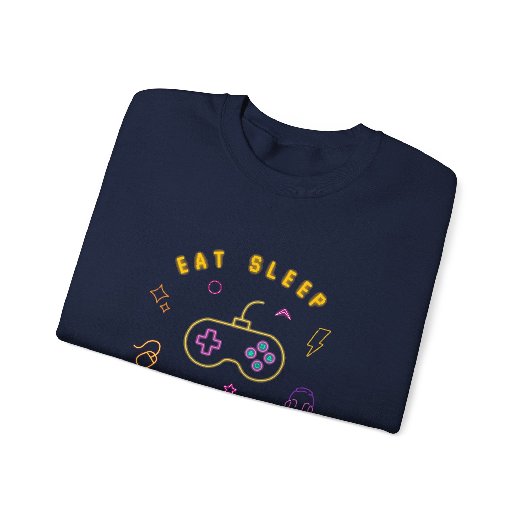 Gamer Crewneck Sweatshirt, Unisex Sweatshirt, Gaming Apparel, Casual Wear, Gifts for Gamers, Game Night Fashion