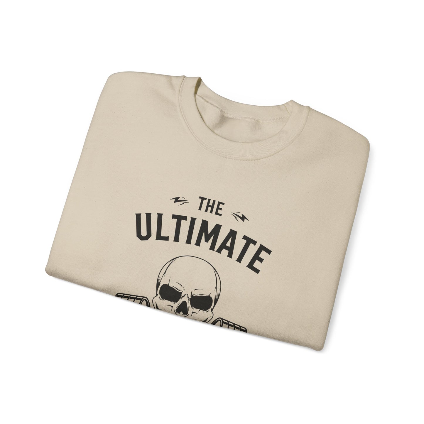 The Ultimate Deadlifter Crewneck Sweatshirt, Gym Sweatshirt, Fitness Apparel, Gift for Lifters, Weightlifting Sweatshirt, Workout Gear