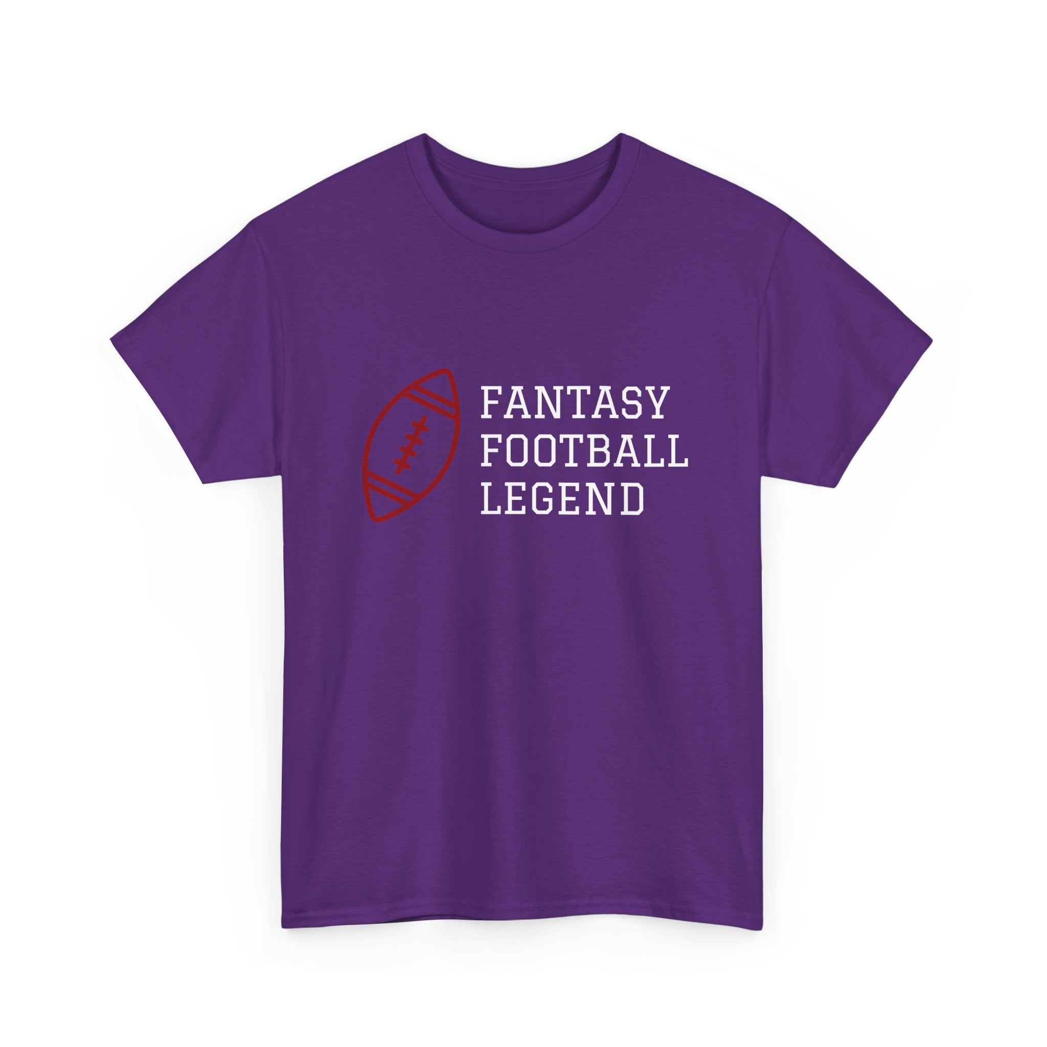 Fantasy Football Legend Unisex Heavy Cotton Tee, Gift for Football Fans, Sportswear, Casual Tee, Football Season Apparel