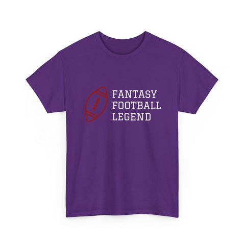 Fantasy Football Legend Unisex Heavy Cotton Tee, Gift for Football Fans, Sportswear, Casual Tee, Football Season Apparel