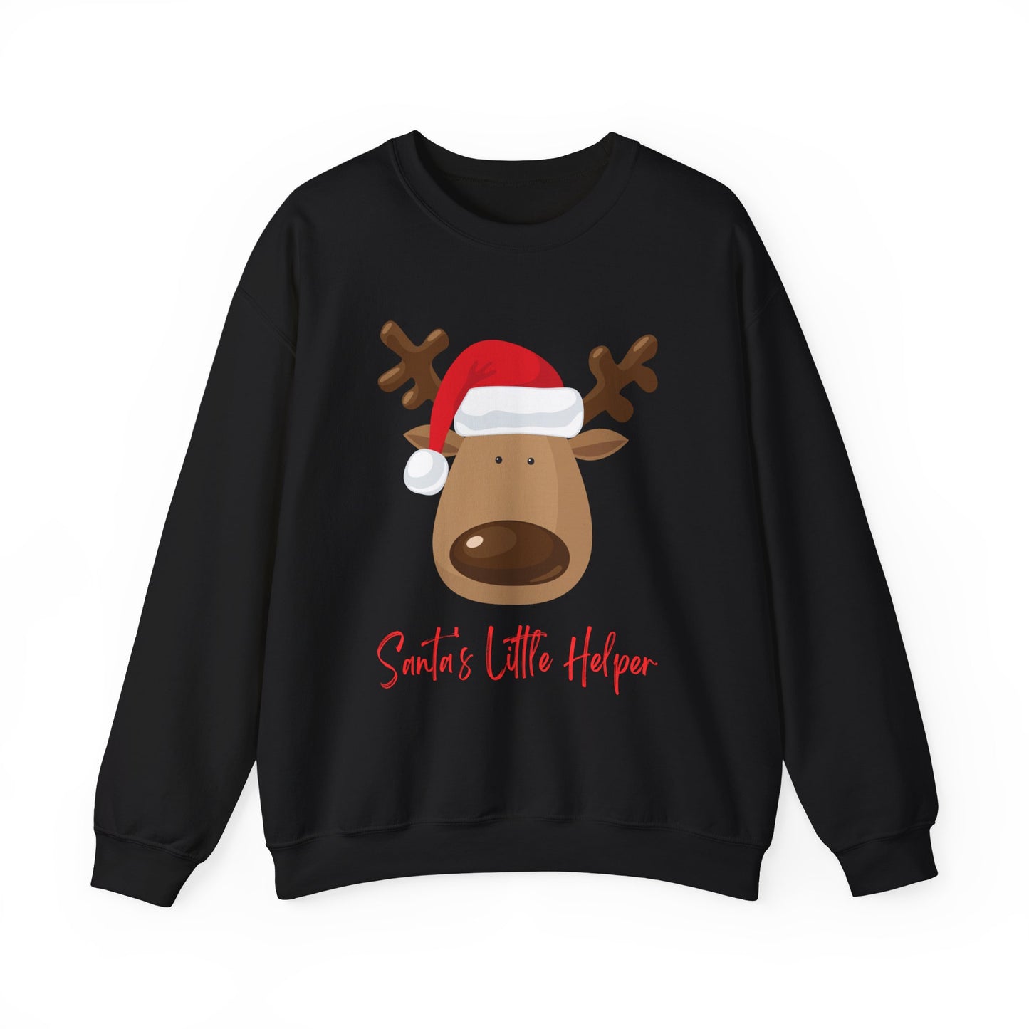 Santa's Little Helper Sweatshirt | Cozy Holiday Apparel, Christmas Gift, Unisex Crewneck, Winter Fashion, Casual Wear