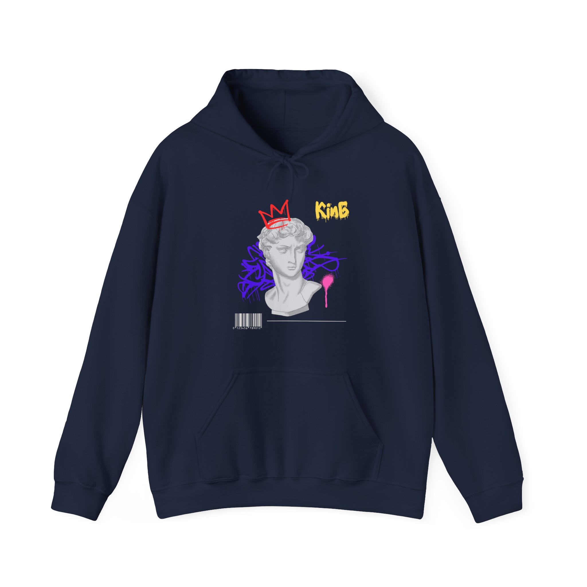 Artistic Hooded Sweatshirt, Unisex Hoodie, Graphic Sweatshirt, Trendy Streetwear