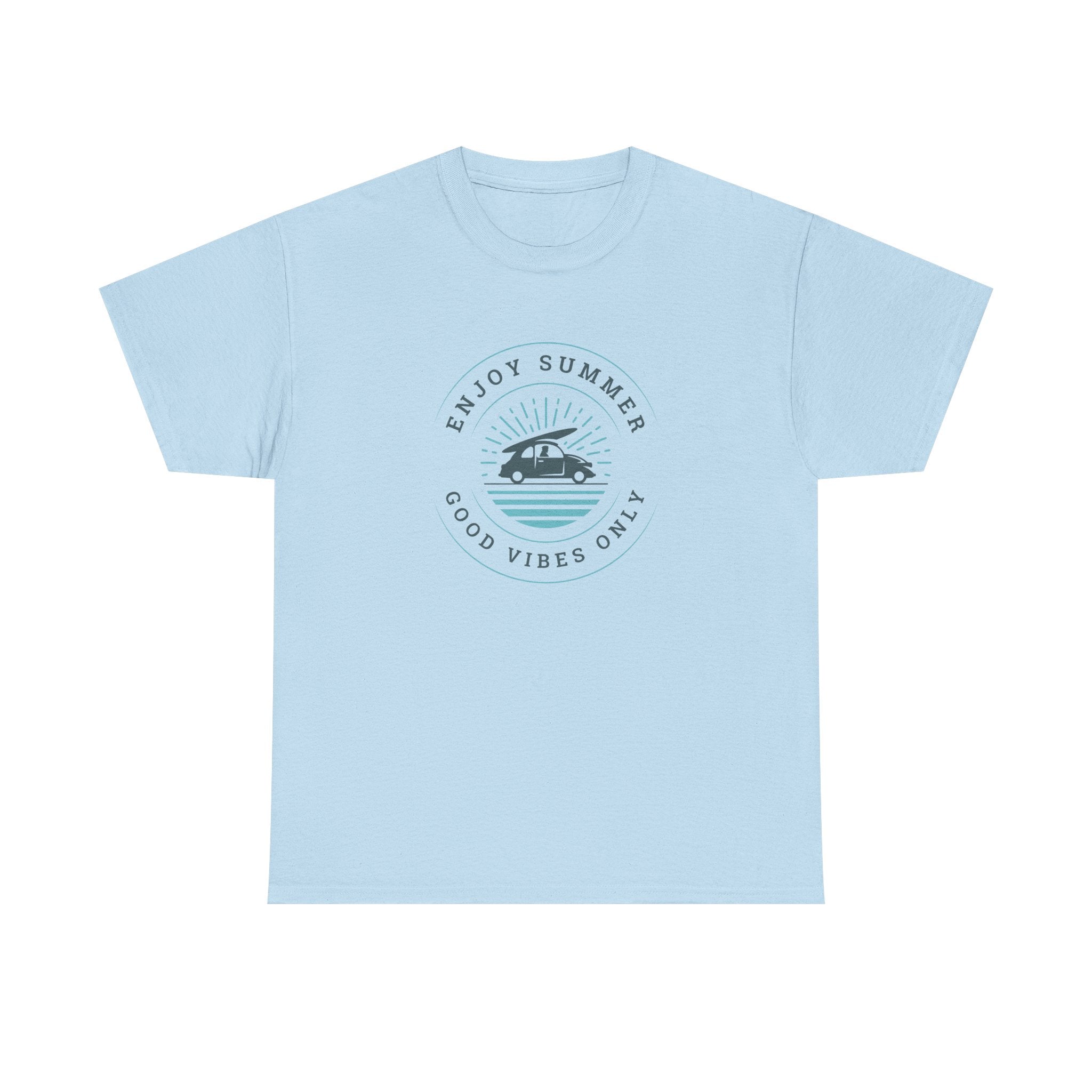 Enjoy Summer Good Vibes Only Tee, Unisex Summer Shirt, Beachwear, Vacation T-Shirt, Gift for Him/Her, Relaxed Style Top