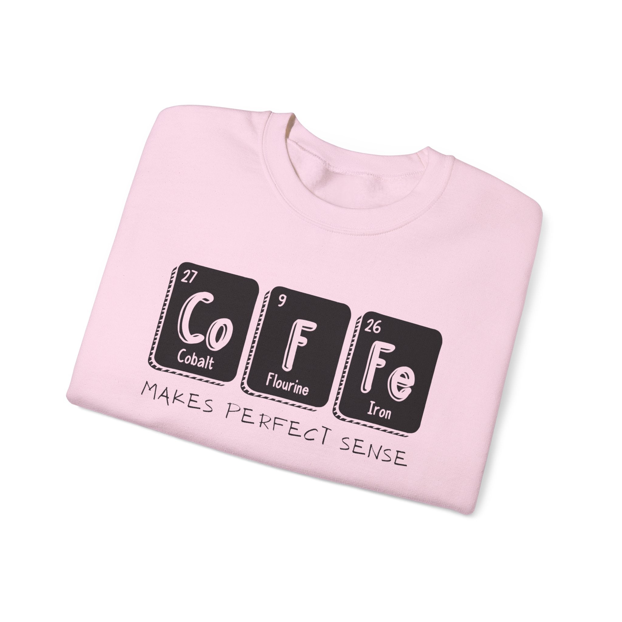 Coffee Elements Crewneck Sweatshirt - Cozy Coffee Lover Gift, Science Pullover, Unisex Casual Apparel, Coffee Gift idea, Coffee Theme