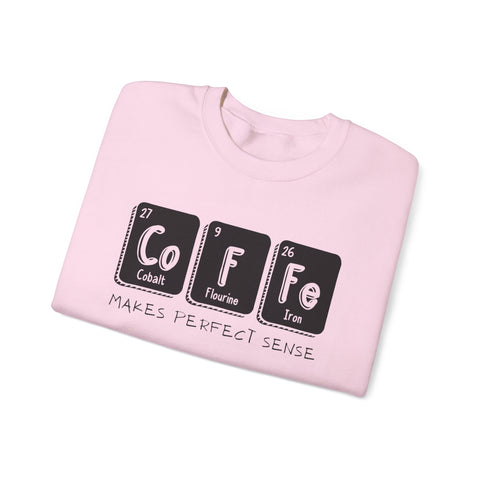 Coffee Elements Crewneck Sweatshirt - Cozy Coffee Lover Gift, Science Pullover, Unisex Casual Apparel, Coffee Gift idea, Coffee Theme