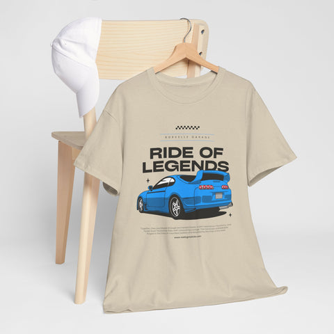 Ride of Legends Cotton Tee for Car Enthusiasts, Unisex T-Shirt, Vintage Car Fan Apparel