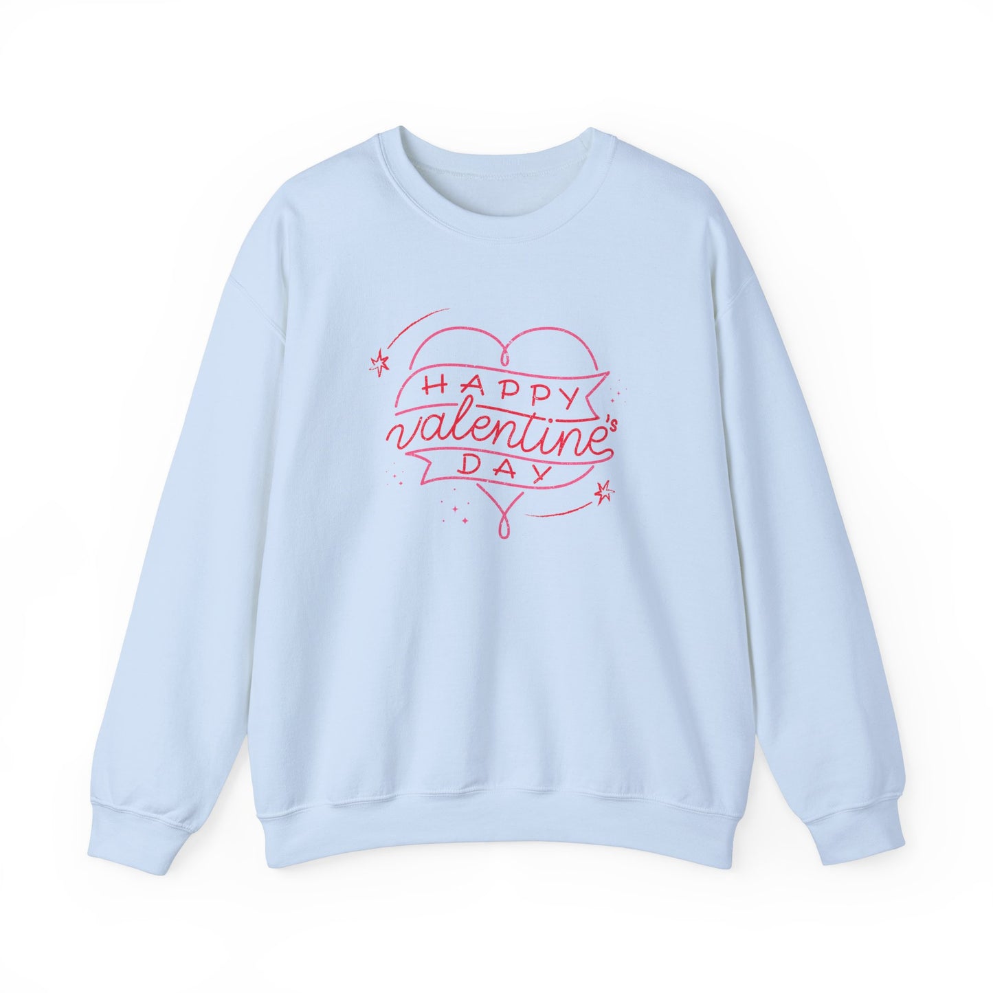 Happy Valentine's Day Sweatshirt, Cozy Valentine's Gift, Unisex Crewneck, Couple's Outfit, Cute Love Apparel, Winter Fashion