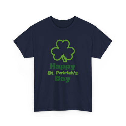 St Patrick's Day Unisex Tee, Green Clover Design, Fun Party Outfit, Gift Idea. Casual Wear Shirt