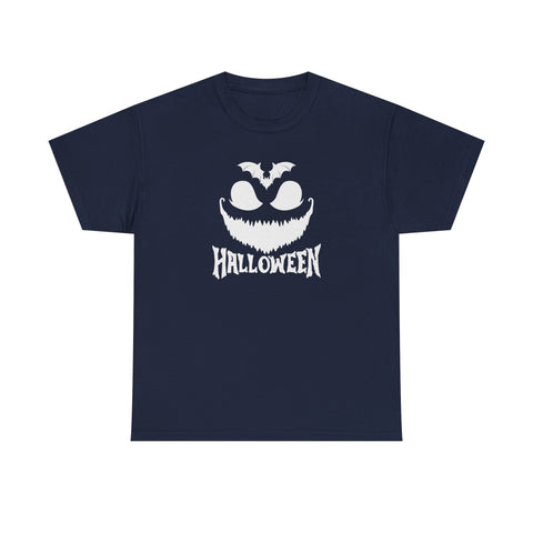Halloween Unisex Heavy Cotton Tee | Spooky Graphic T-Shirt for Fall