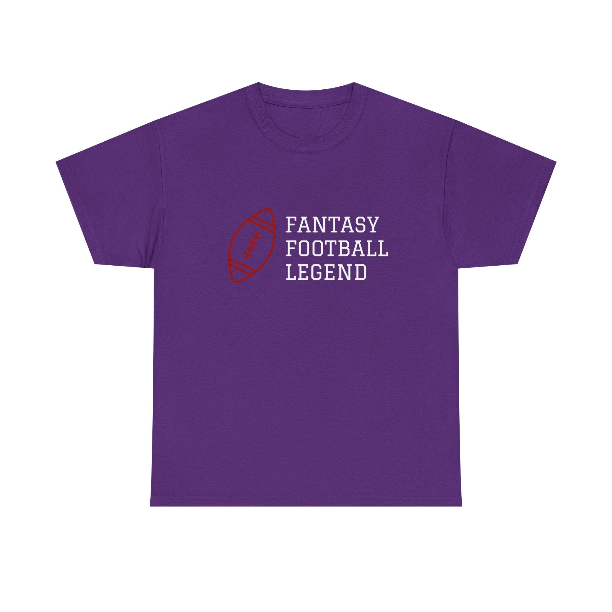 Fantasy Football Legend Unisex Heavy Cotton Tee, Gift for Football Fans, Sportswear, Casual Tee, Football Season Apparel