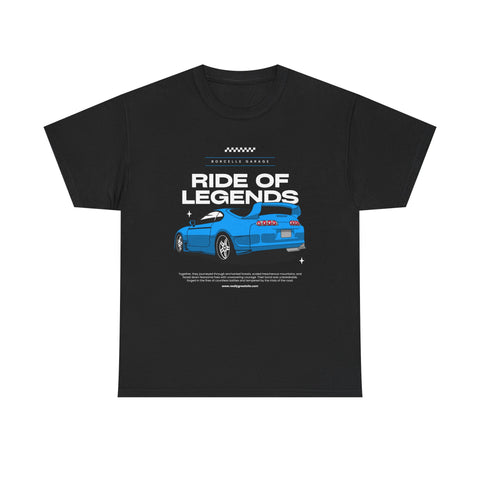 Ride of Legends Cotton Tee for Car Enthusiasts, Unisex T-Shirt, Vintage Car Fan Apparel