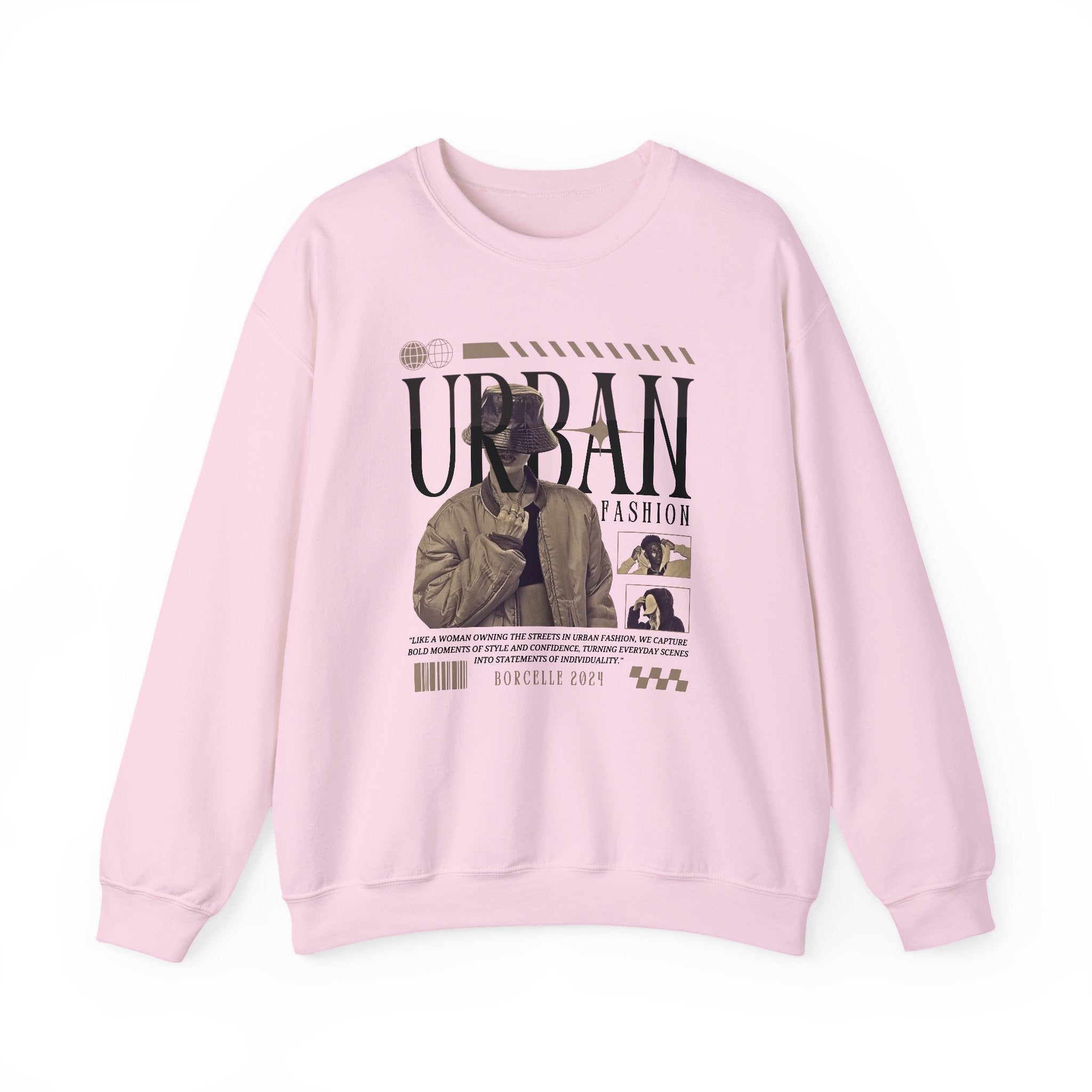 Crewneck Sweatshirt, Cozy Unisex Pullover, Streetwear Style