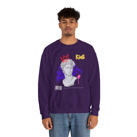 Modern Artistic Sweatshirt, Unisex Pullover, Trendy Graphic Sweater, Streetwear Fashion