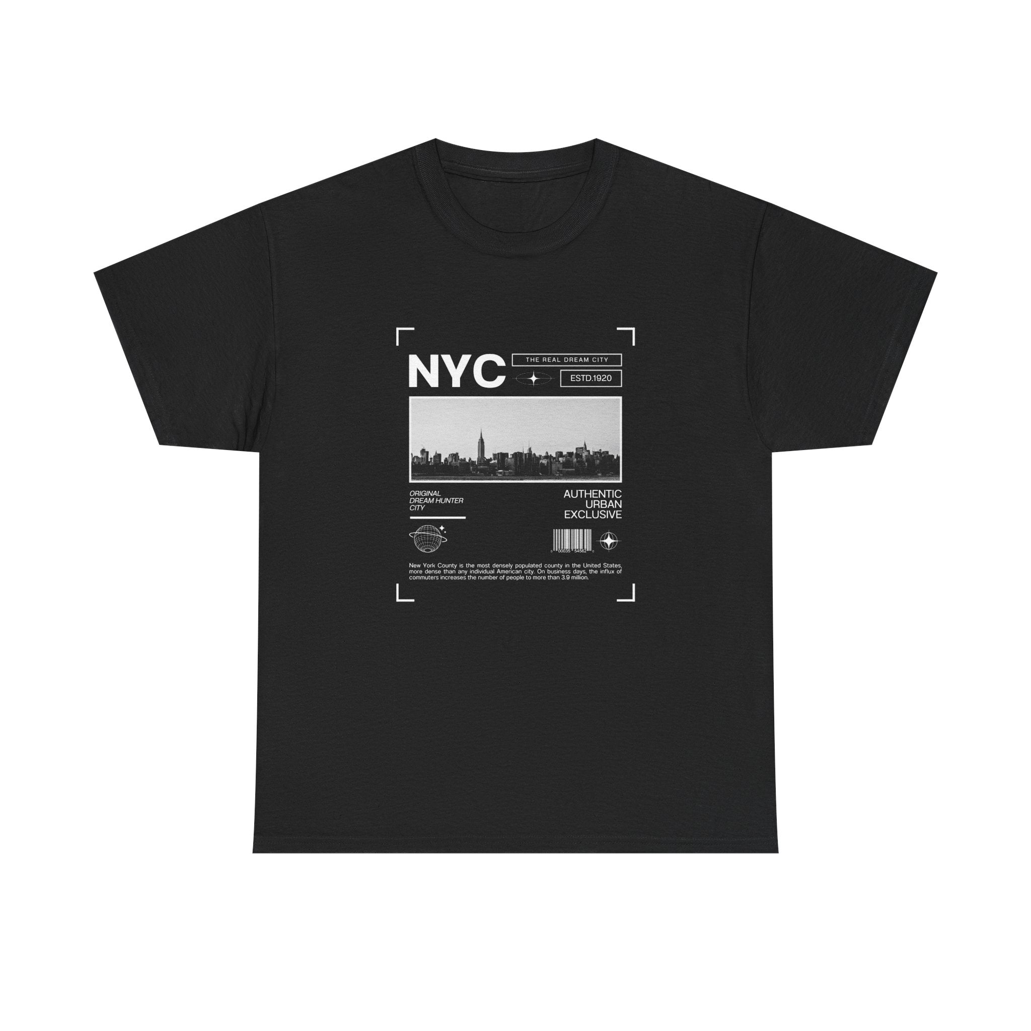 NYC Graphic Tee, Unisex Cotton T-Shirt for City Lovers, Travel Souvenir, Casual Wear, Streetwear Style Fashion