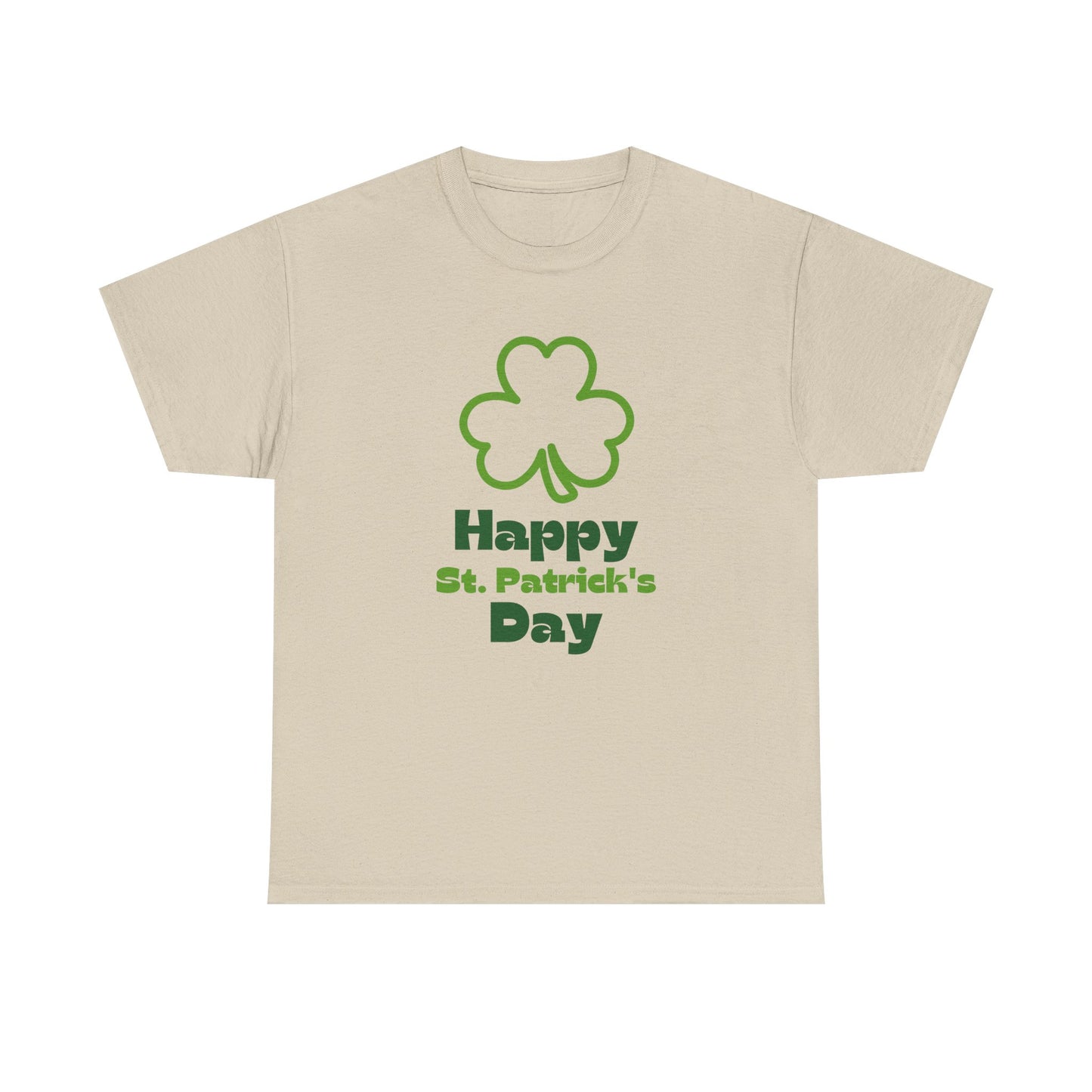 St Patrick's Day Unisex Tee, Green Clover Design, Fun Party Outfit, Gift Idea. Casual Wear Shirt