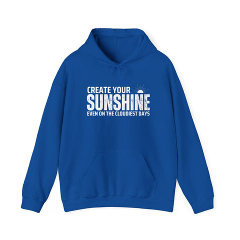 Motivational Sunshine Hoodie, Cozy Sweatshirt, Gift for Friends, Positive Vibes Apparel, Inspirational Clothing