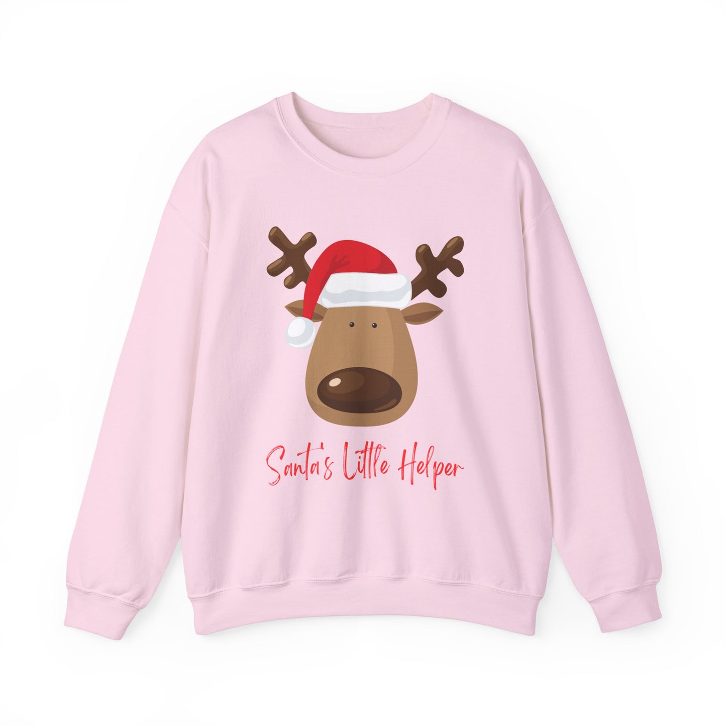 Santa's Little Helper Sweatshirt | Cozy Holiday Apparel, Christmas Gift, Unisex Crewneck, Winter Fashion, Casual Wear