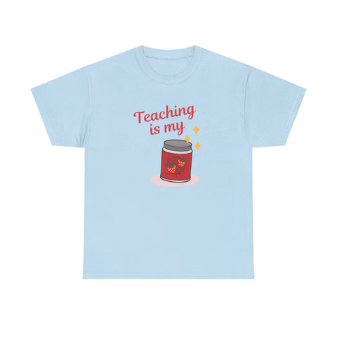 Teaching is My Passion Unisex Heavy Cotton Tee, Perfect Gift for Teachers, Back to School, Appreciation Day, Casual Wear, Teaching Tee
