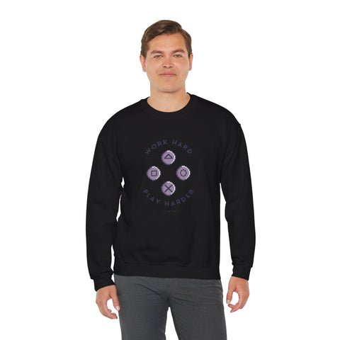 Play Harder Crewneck Sweatshirt  Casual Fashion