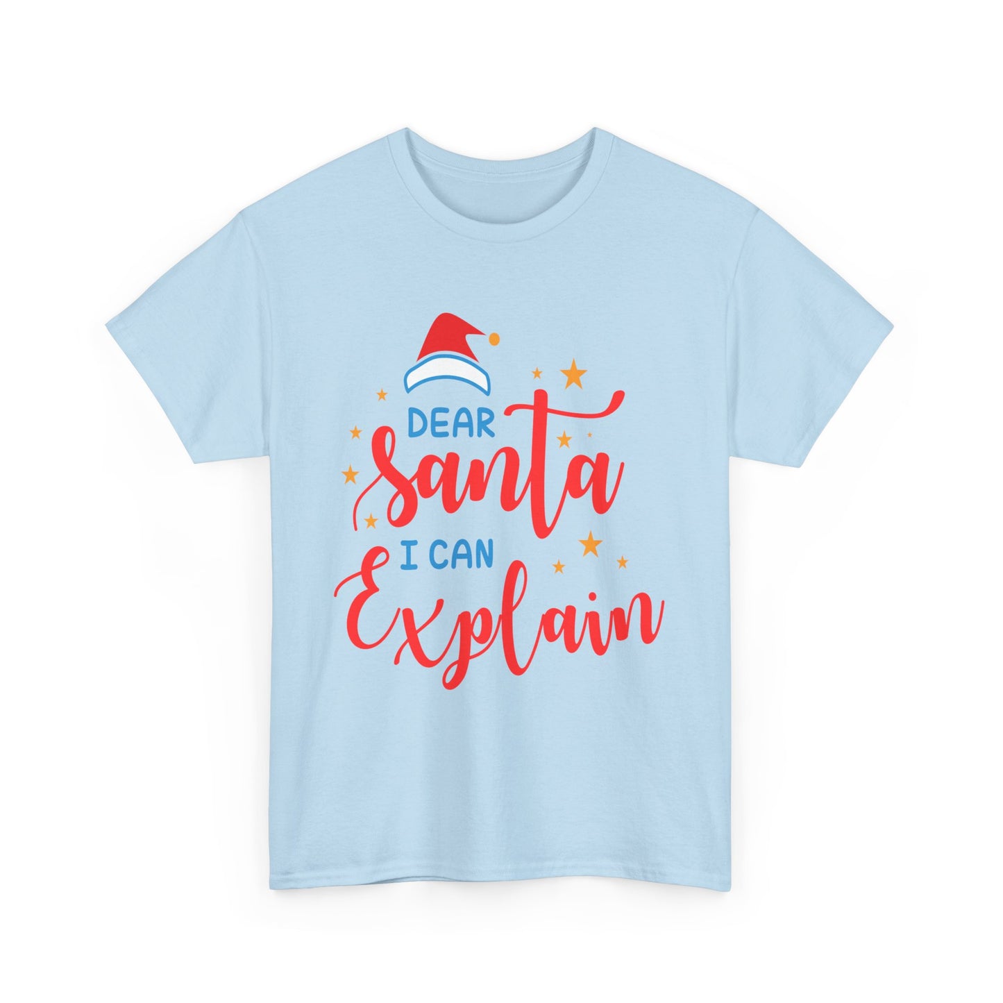 Funny Santa Tee for Christmas, Unisex Cotton Tee, Holiday Humor Shirt, Gift for Him/Her, Christmas Party Wear