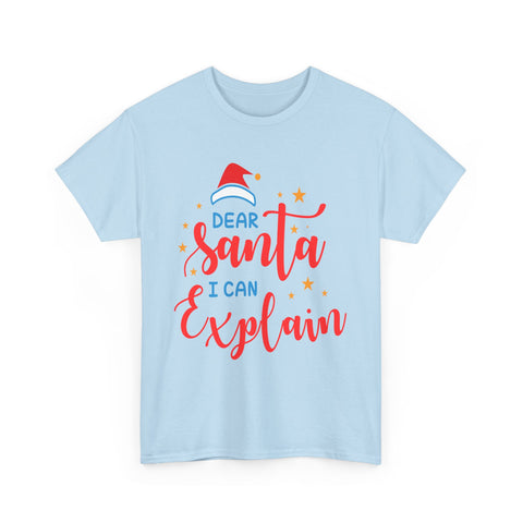 Santa Claus Humor Tee - Funny Christmas Shirt Gift, Unisex Cotton Holiday Party Wear