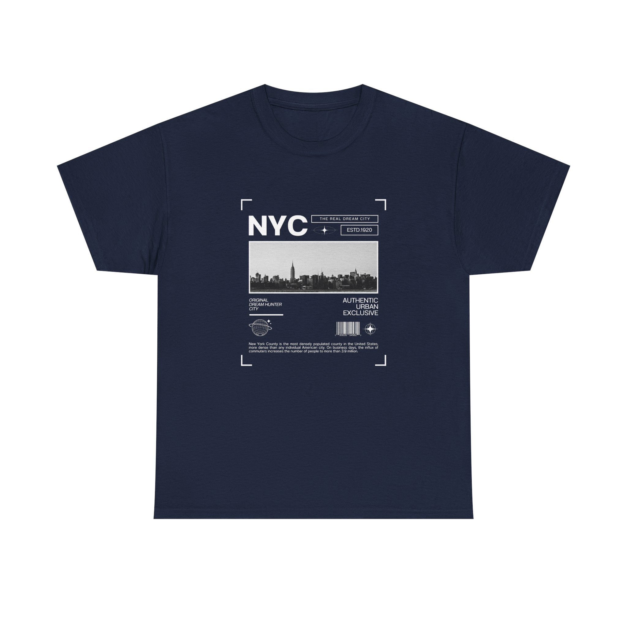 NYC Graphic Tee, Unisex Cotton T-Shirt for City Lovers, Travel Souvenir, Casual Wear, Streetwear Style Fashion