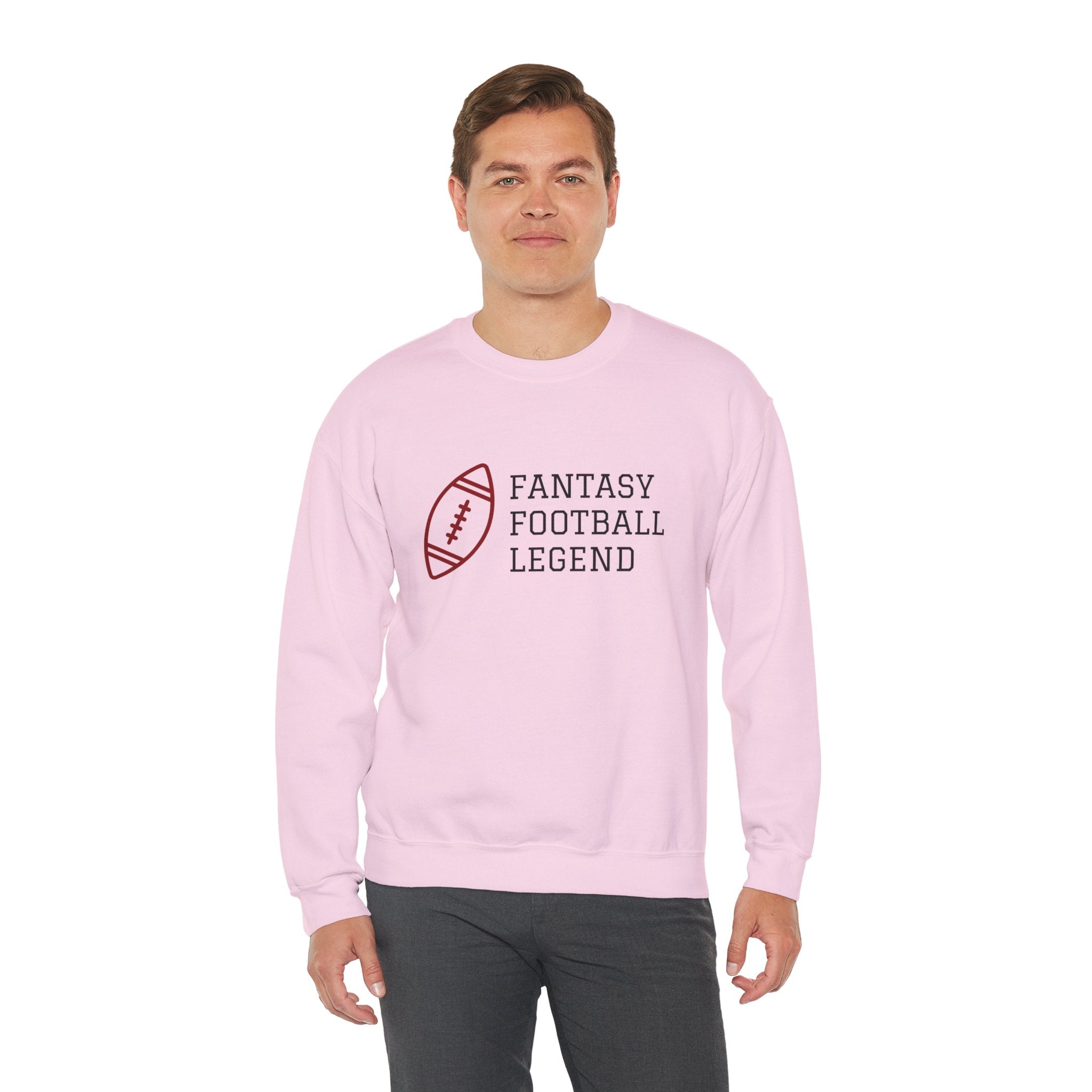 Fantasy Football Legend Crewneck Sweatshirt - Perfect Gift for Sports Fans, Cozy Wear for Game Days, Autumn Essentials, Unisex Sweatshirt