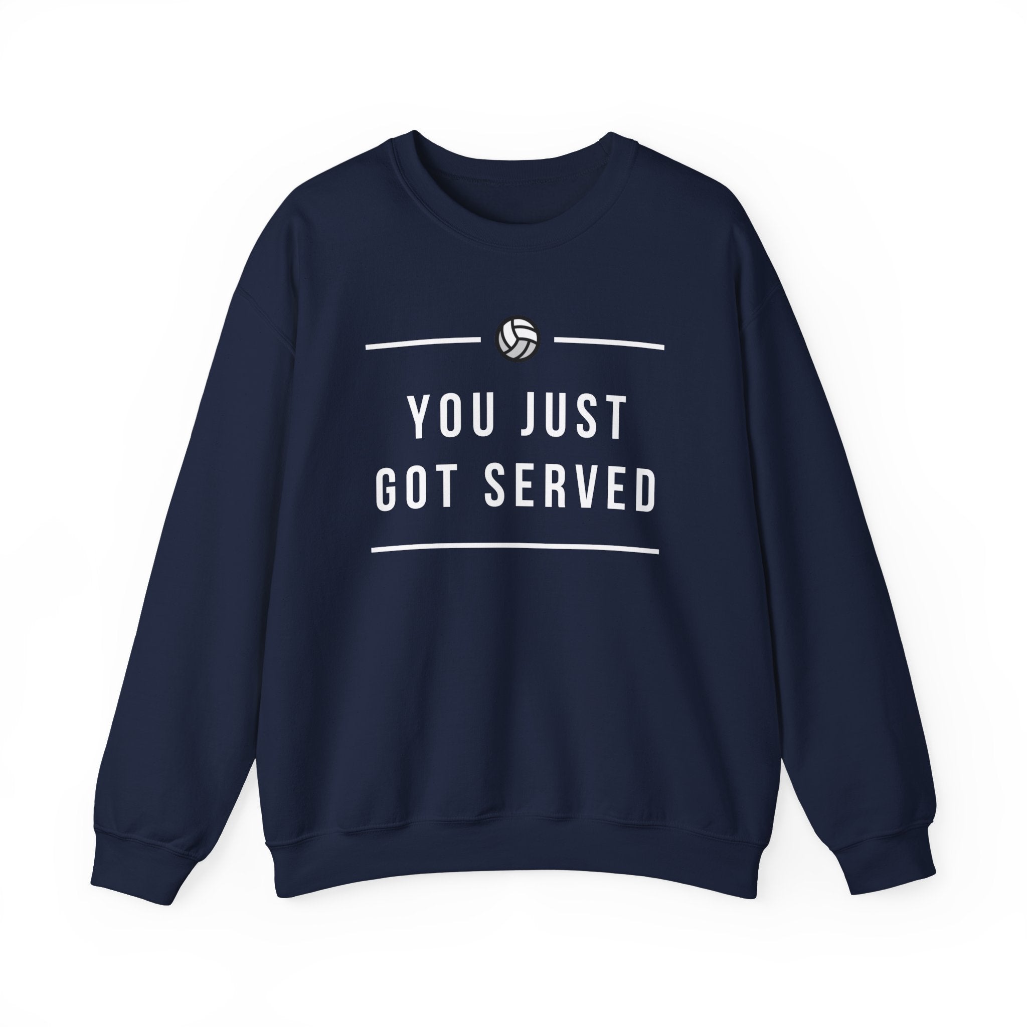 Volleyball Crewneck Sweatshirt - Perfect for Athletes, Sports Fans, Casual Wear, Game Day Apparel