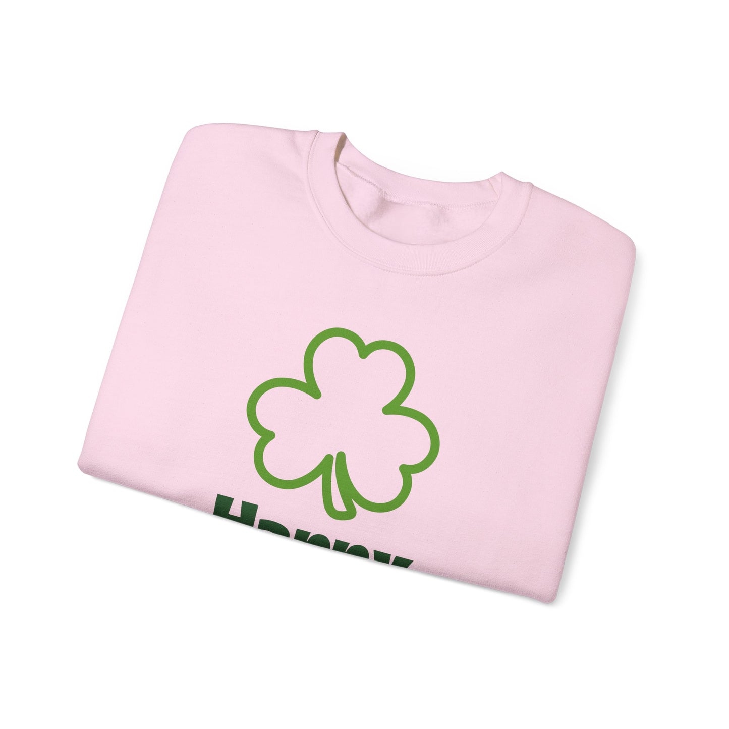 St Patrick's Day Sweatshirt, Cozy Crewneck for Celebrations, Unisex Holiday Apparel, Green Shamrock Design, Festive Clothing, Saint Paddy's