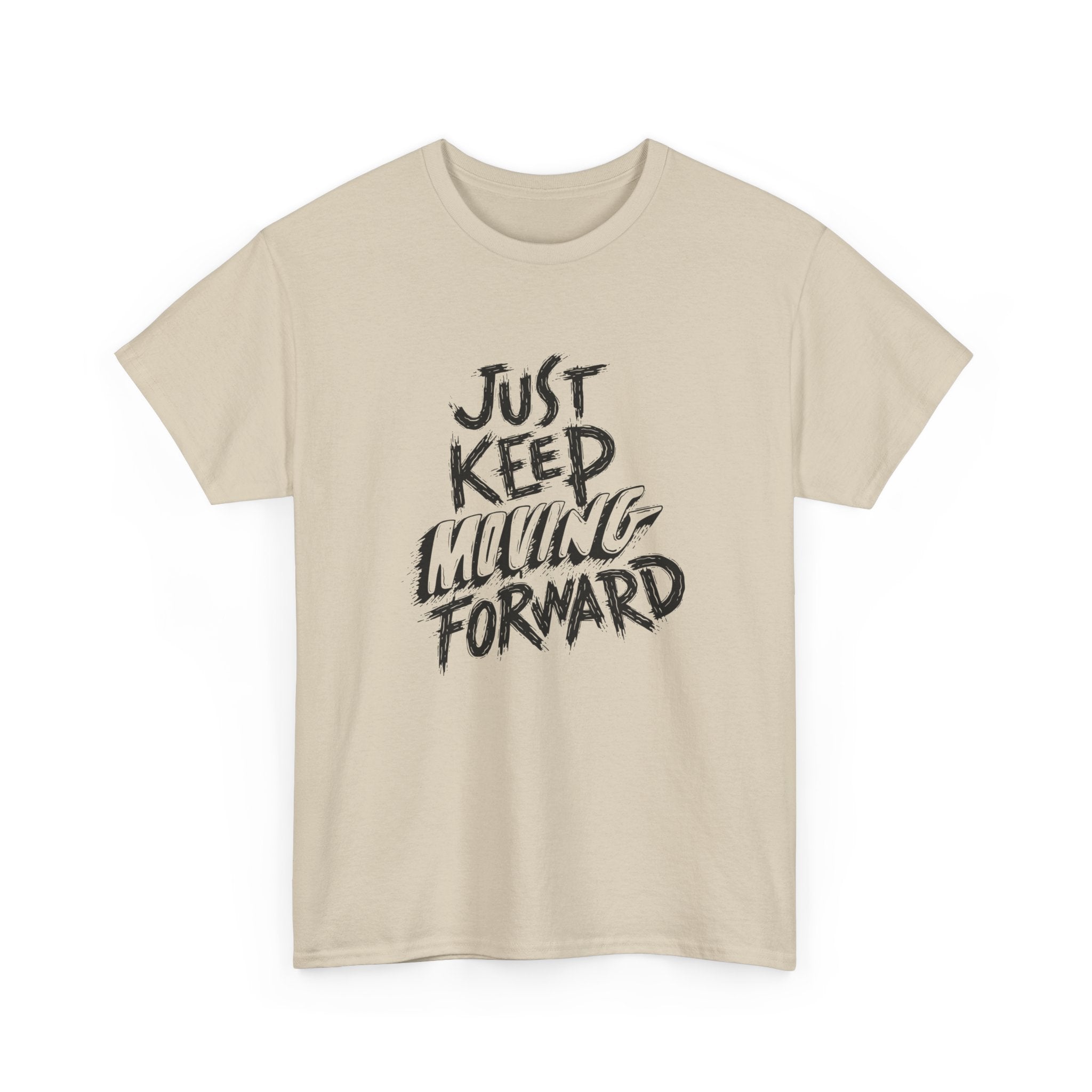 Motivational Unisex T-Shirt, Just Keep Moving Forward, Positive Energy Apparel, Gift for Encouragement, Inspirational Tee, Men's Women's