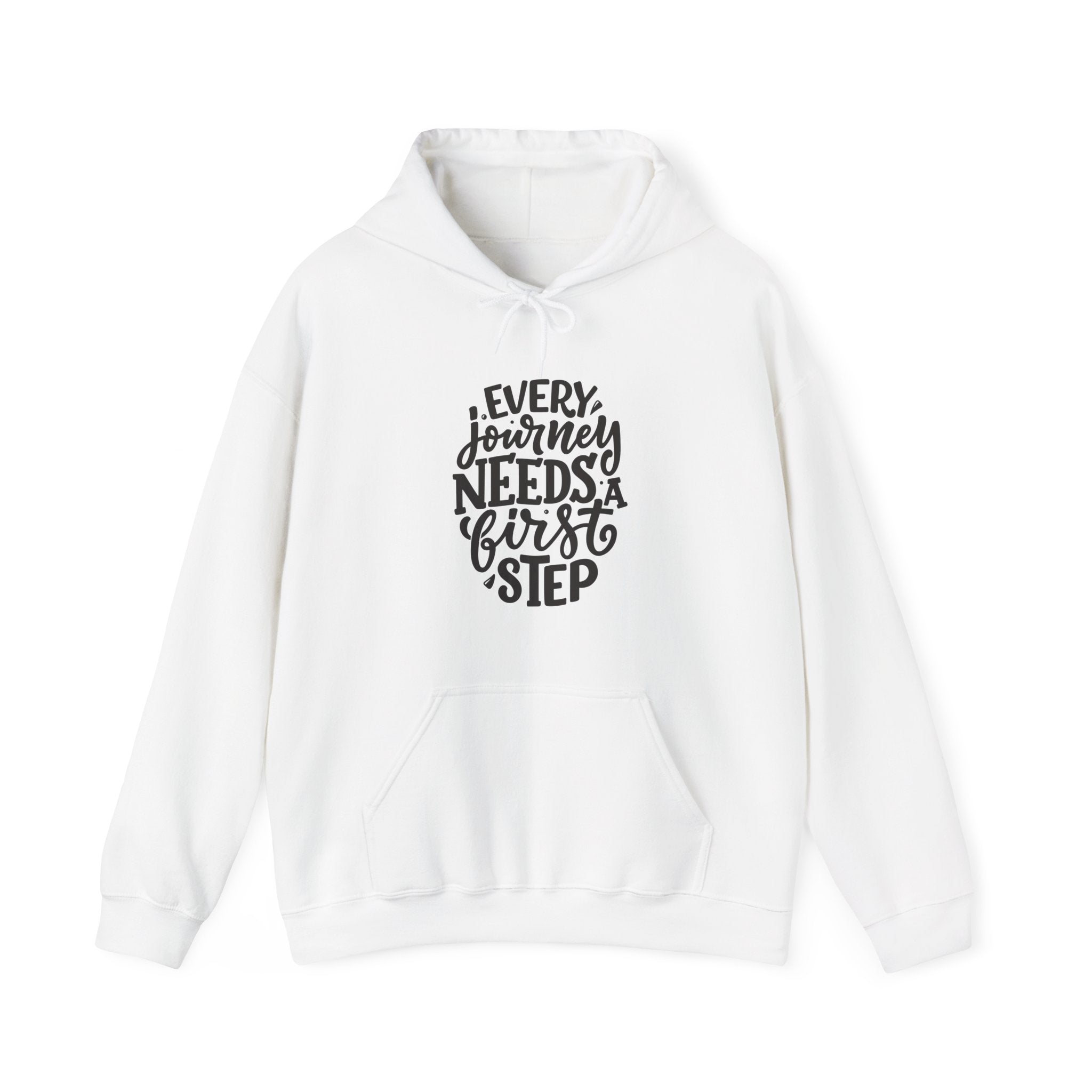 Motivational Unisex Hoodie, Inspirational Heavy Blend Sweatshirt for Travelers, Gift for Adventurers, Travel Apparel, Journey Vibes