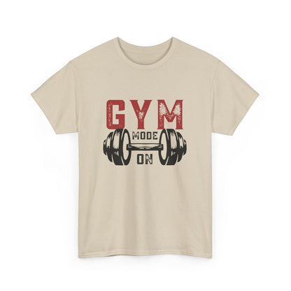 Gym Mode On Tee - Unisex Fitness Shirt, Workout Apparel, Gift for Gym Lovers, Casual Wear, Motivational Tee