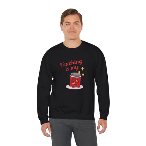 Teaching is My Passion Crewneck Sweatshirt, Gift for Teachers, Education Apparel, Cute Teacher Sweatshirt, Back to School Outfit