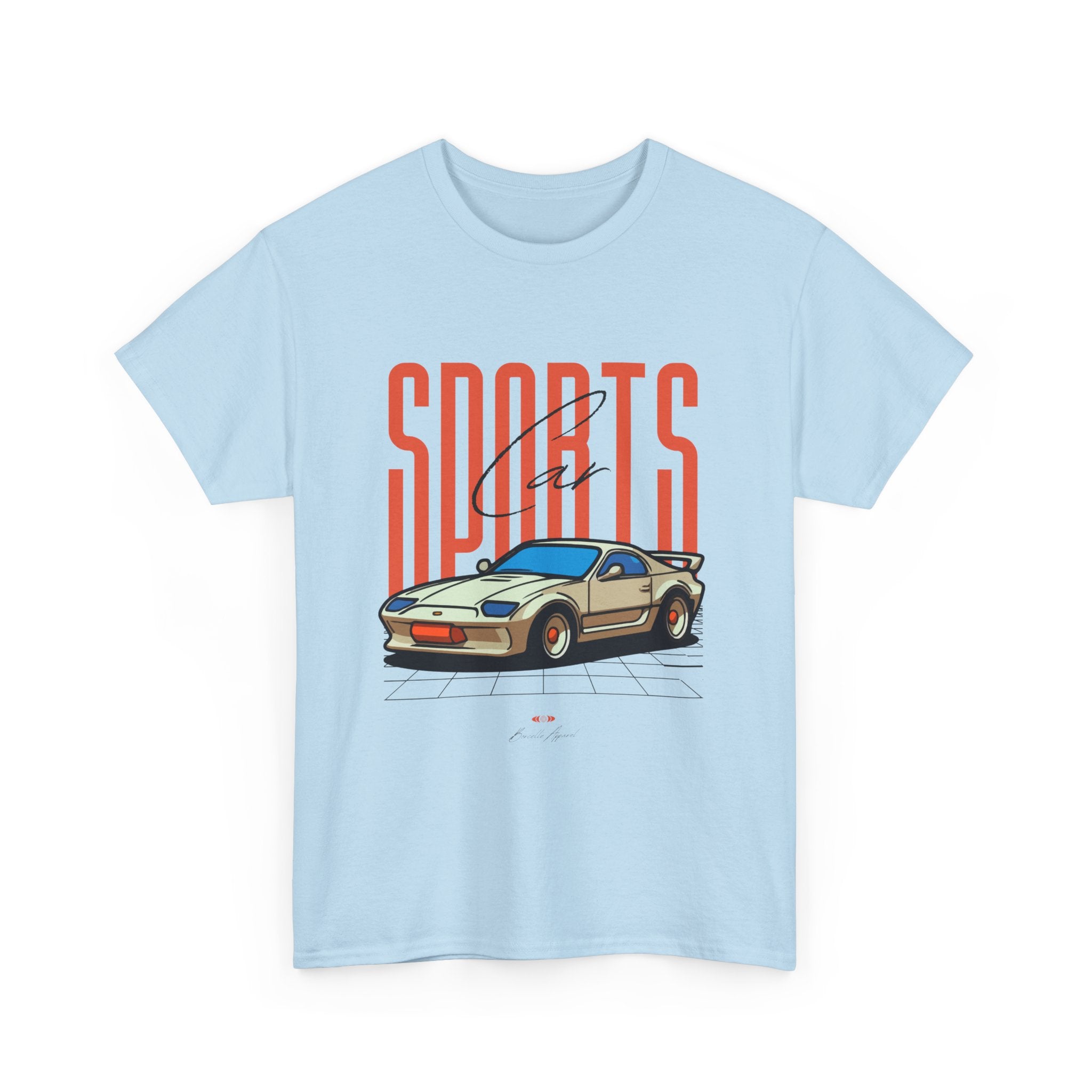Sports Car, Unisex Heavy Cotton Shirt, Casual Streetwear, & Comfort